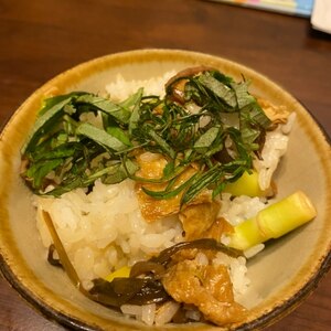 山菜の混ぜご飯